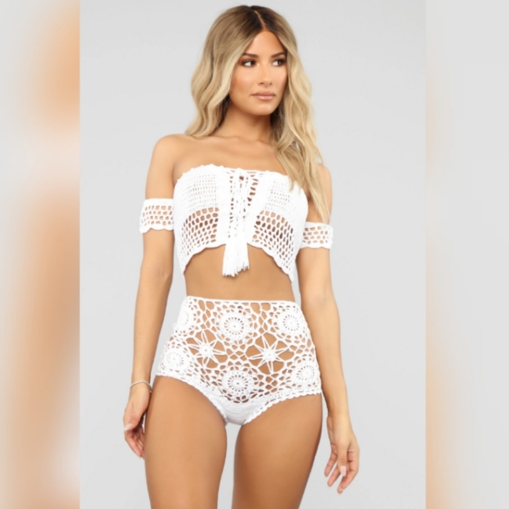 Serene Crochet Set - White